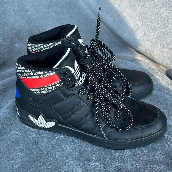 Adidas Hard Court High J Transmission Pack Black Sneakers - Picture 8 of 16